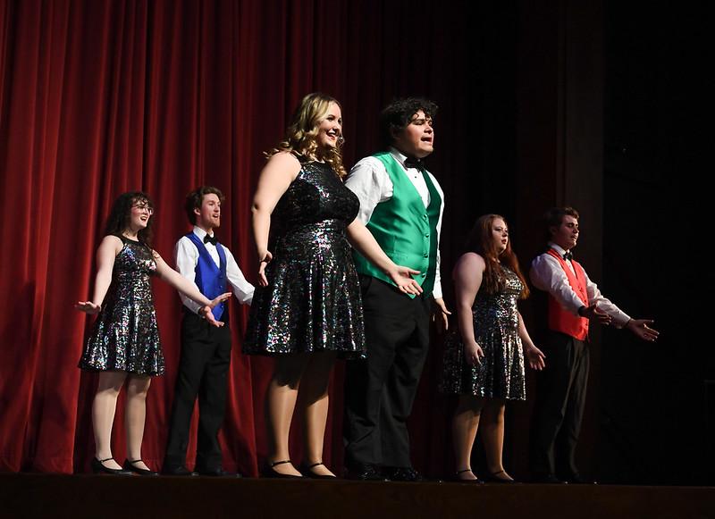 Gadsden State Singers performing at a Night of Fine Arts